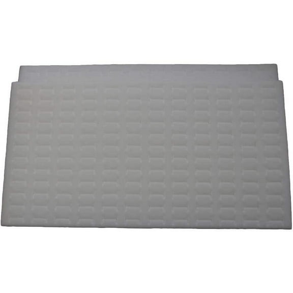 N'icePackaging 2 Qty USA Deluxe Ethereal White 144 Ring Foam Insert Display - for Trays/Jewelry Cases - Full Size 14 1/4" x 7 3/4" x 5/8"