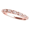 thumbnail image 3 of Mauli Jewels Engagement Rings for Women 0.19 Carat Diamond Wedding Band For Women's Prong-Setting 14K Finished With Solid Rose Gold, 3 of 6