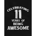 thumbnail image 2 of Tstars 11th Birthday T-Shirt - Perfect Birthday Gift for Girls - Awesome Graphic Tee for Celebrations - Kids' 11-Year Old Birthday Party Outfit - Fun & Colorful Girls' Birthday Gift, 2 of 5