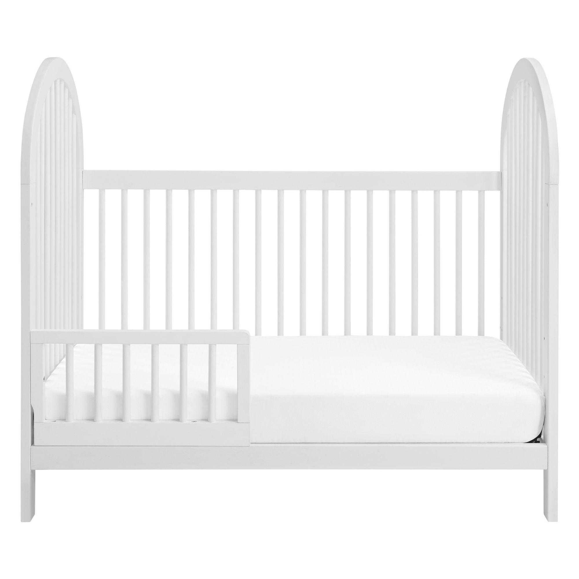 Soho Baby Everlee Island Crib Toddler Guardrail In Whitewash
