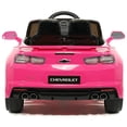 thumbnail image 3 of Chevrolet Camaro SS 12V Power Children Ride-On Car Truck with R/C Parental Remote + MP3 USB Music Player + EVA Foam Rubber Tires + Leather Seat + LED LightS, 3 of 10