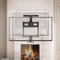 thumbnail image 2 of Heavy Duty Adjustable Pull-Down Above Fireplace TV Mount for 43"-86" Screen, 99Lbs Capacity Swivel/Extension/Cable Management, 2 of 8