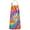 Colorful Rainbow Tie-1, variant on Colorful Rainbow Tie Dye Spiral Pattern Apron-Garden Aprons for Women with Pockets-Cotton Linen Waterproof Kitchen Cooking Gardening Aprons Adjustable for Kitchen,Cooking,BBQ and Salon 33x27 Inch