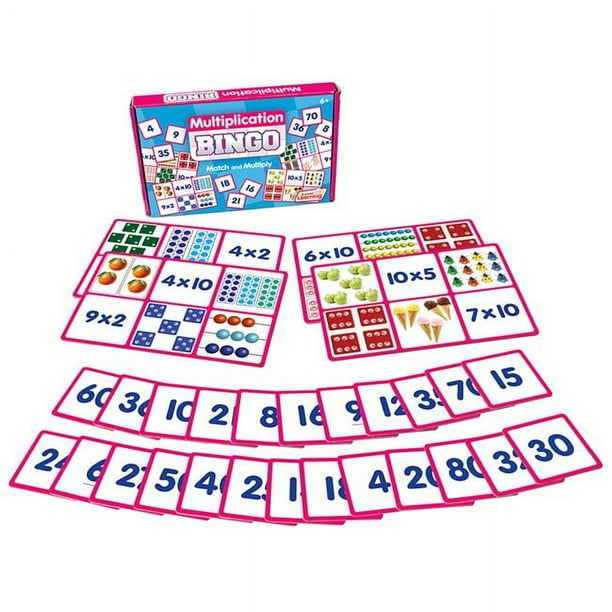 Junior Learning JRL550 Jeu Éducatif de Bingo en Bande de Multiplication
