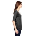 thumbnail image 4 of Anvil Ladies' Triblend Deep Scoop 1/2-Sleeve T-Shirt - 6756L, 4 of 4