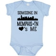thumbnail image 3 of Inktastic Memphis Tennessee Someone Loves Me Skyline Boys or Girls Baby Bodysuit, 3 of 5