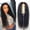 Black, variant on Qliuoazw Ladies Front Lace Wig Set Black Mid-length Curly Hair Simulation Wig