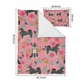 thumbnail image 5 of Shiba Inu Dog and Flower Floral Duvet Cover and Pillowcase Set for Single Bedding, Bedroom Accessories for Kids Teens, 5 of 5