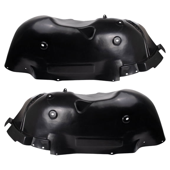 TRQ Front Inner Fender Liner Set Fits 2007-2010 GMC Sierra 2500 HD Sierra 3500 HD GM1248200 GM1249200