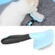 thumbnail image 3 of Peine para el pelo de perros y gatos, cepillo para quitar el pelo con rotación de 360°, peine para eliminar enredos, herramienta de aseo para mascotas, azul con punto, 3 of 12