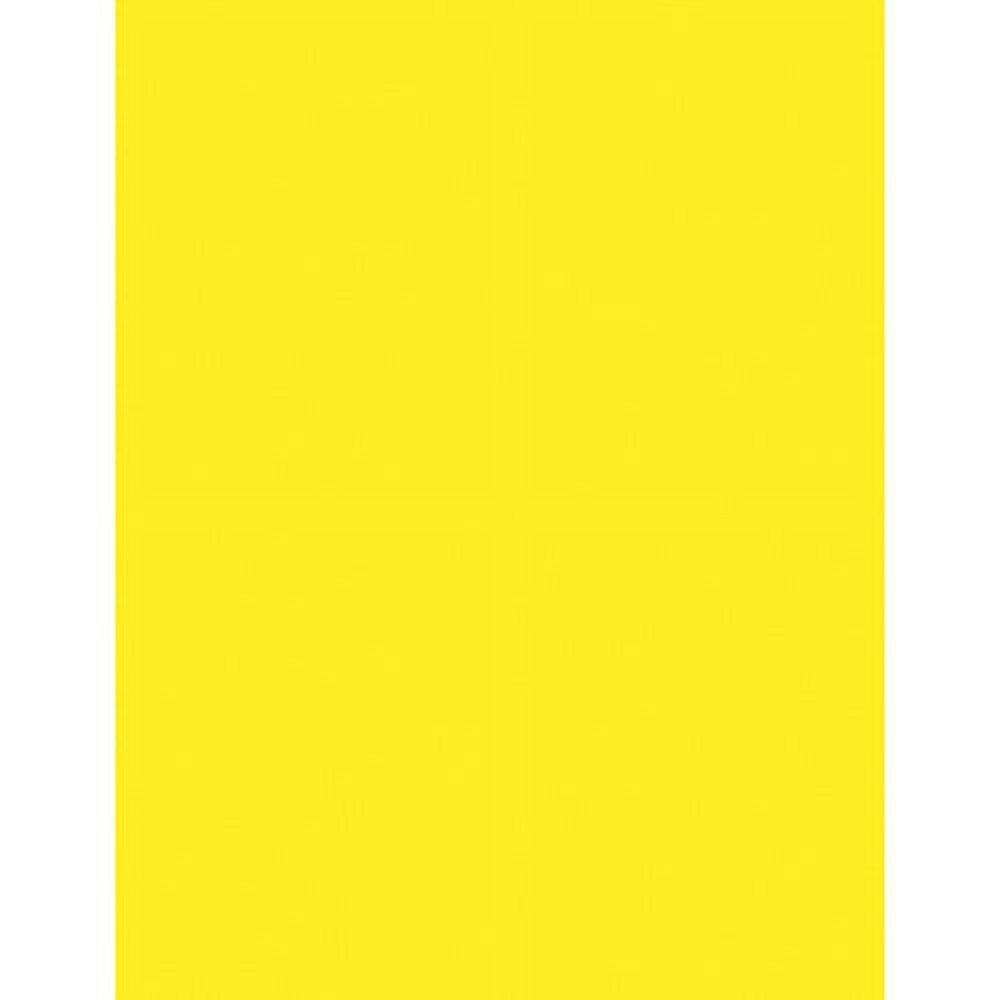 Pacon Laser Bond Paper - 10 Recycled Letter - 8.50" x 11" - 24 lb Basis Weight - 100 Sheets/Pack - Bond Paper - Neon Yellow