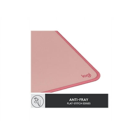 Logitech - Desk Mat Studio Series Extended Mouse Pad with Spill-resistant Durable Design (Large) - Darker Rose