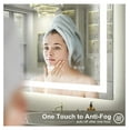 thumbnail image 6 of 48x30 LED Lighted Bathroom Mirror, Wall Vanity Mirror with Lights, Dimmable Defogger, Shatter-Proof Design, 3 Adjustable Colors, ETL Listed for Safe Use, 6 of 8