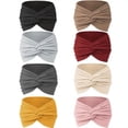 thumbnail image 6 of 6/8/10 PCS Women Headbands African Wide Hair Wrap Extra Turban Head Bands for Lady Large Sport Workout Stretch Non-slip Big Hair Bands Fashion Accessories, Valentine's Day Birthday Gift, 6 of 7