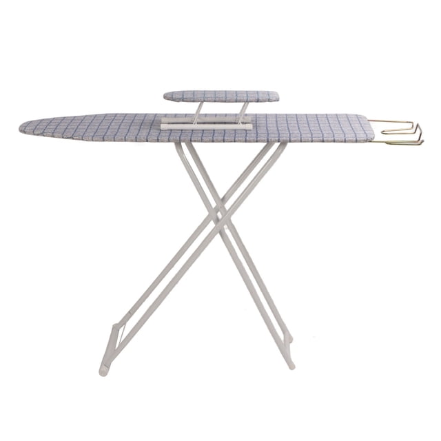 Folding Ironing Board, Wood Stainless Steel Foldable Tabletop Ironing Board Space Saving with Rest for Travel
