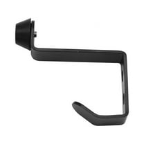 Worgeous Stainless Steel Door Stopper Black 1Set 3.0x1.9x0.8in