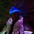 thumbnail image 3 of Mightlink Baseball Hat Flash Glow LED Hat Light Up USB Rechargeable Luminous Hat for Halloween Party Disco Bar, 3 of 8