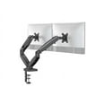 thumbnail image 2 of Rosewill Dual Monitor Mount, Full Adjustable Monitor Desk Mount Swivel Vesa Bracket with C Clamp, Grommet Mounting Base for 15 to 32 Inch Computer Screens - Each Arm Holds 4.4 to 19.8lbs, 2 of 5