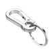 thumbnail image 2 of Llavero de cintura para hombre y mujer, llavero totalmente de metal, llavero antipérdida para pareja, personalidad simple, de alta gama, 2 of 2