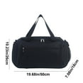 thumbnail image 3 of SPOORYYO Waterproof Travel Duffel Bag Gym Sports Tote with Wet & Dry Compartment - Multipurpose Shoulder Bag for Weekend, Yoga, and Overnight Stays, 3 of 8