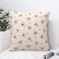 thumbnail image 4 of Pofeuu Avocado Doing Sport Yoga Print Double-sided plush pillowcase Square Throw Pillow Covers Pillows Cover for Living Room Bedroom Sofa Couch Cushion Cover（No pillow core）-18"x18", 4 of 7