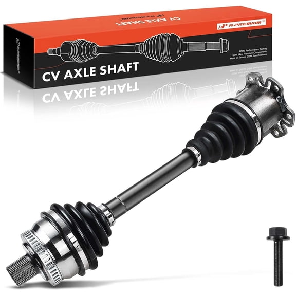 A-Premium CV Axle Shaft Assembly Compatible with Audi A4 Quattro 2005-2009 L4 2.0L Front Right Passenger Side