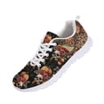 thumbnail image 5 of Chririnla Pumpkin Rose Pattern Breathable Walking Shoe for Men, Lightweight Mesh Running Sneakers for Training Gym, 5 of 11