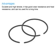 thumbnail image 4 of Uxcell 2Pack Piston Ring Set Standard Size Fit for Chainsaw Replace Part 36.5x1.5mm, 4 of 5