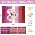 thumbnail image 2 of Kainsy Paready Lesbian Pride Blanket LGBT Soft Fleece Throw Blankets Lightweight Pride Blanket for Couch Sofa Indoors Outdoors Party Decor-50x60in(40"x50"), 2 of 7