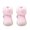 Pink, variant on Unisex Child Warm Slippers Socks Slipper Baby Girls Kids Solid Knit Stocking Soft Warm Shoes Toddler Boys Sole Rubber Baby Shoes(Yellow,9-12 Months)