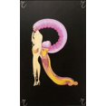 thumbnail image 3 of Erte "R" CUSTOM FRAMED Vintage Print Art Deco Alphabet Letter Suite Generic, 3 of 3