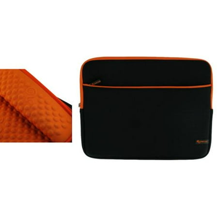 rooCASE Super Bubble Shock Absorb Foam Neoprene Sleeve Case 13.3" Laptop Notebook Bag for Apple MacBook Pro MC374LL/A MC375LL/A 13.3-Inch, Black /