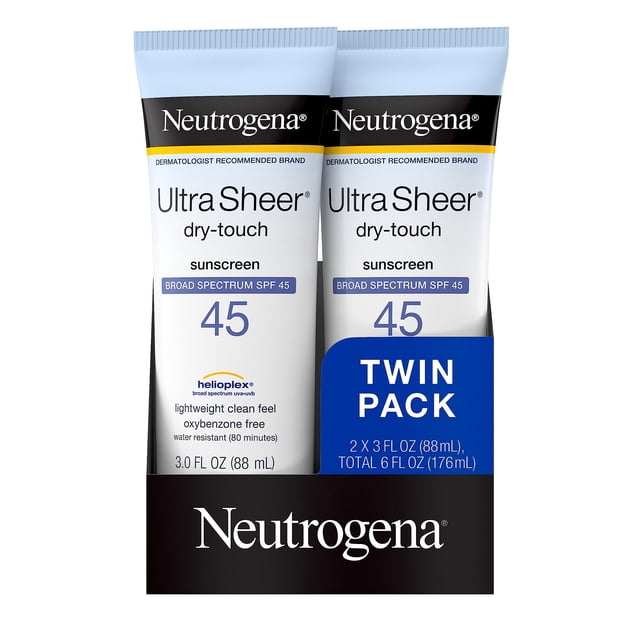 Loción de protección solar Neutrogena Ultra Sheer Dry-Touch SPF 45 90 ml