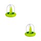 thumbnail image 2 of Pelador de frutas Injueey acero inoxidable manual desmontable reutilizable hogar rebanador dentado Verde, 2 of 6