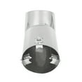 thumbnail image 5 of 7.68" Silver Tone Car Auto Exhaust Muffler Tail Pipe 3.43" Inlet 3.27"x3.03" Outlet, 5 of 5