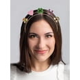 thumbnail image 2 of Way to Celebrate St. Patrick's Day Horseshoe Headband, 1 Piece, 2 of 4