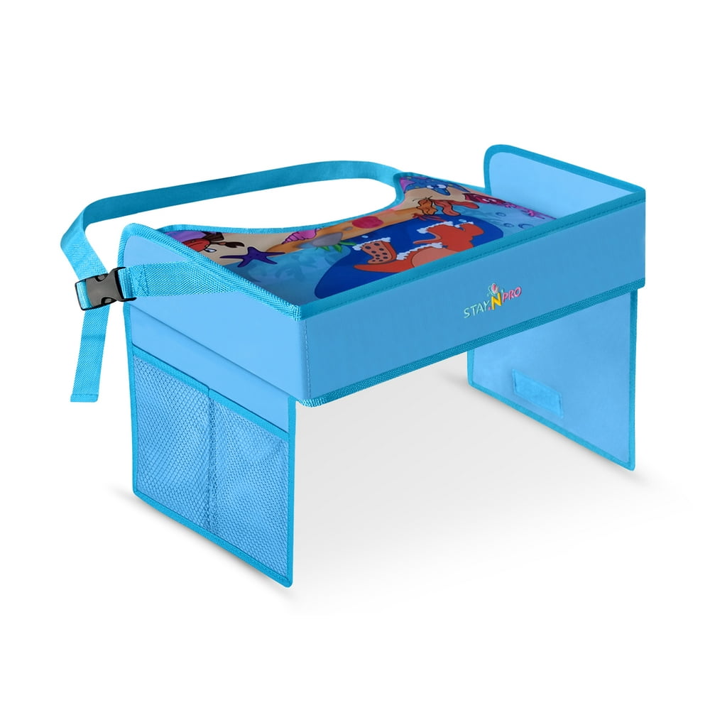 Kids Travel Tray Car Seat Snack Tray Travel Lap Desk Accessory for