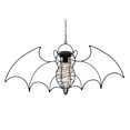 thumbnail image 3 of The Vault Iron, Plastic Solar Powered Bat Lantern Light, 3 of 3