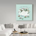 thumbnail image 3 of Trademark Fine Art 'Swan Lake III Mint' Canvas Art by Janelle Penner, 3 of 3