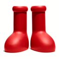 thumbnail image 2 of Botas Rojas Grandes De Anime Para Mujer, Zapatos Deportivos De Dibujos Animados Impermeables De Color Sólido Con Punta Redonda De Moda, Botas Creativas Y Lindas Para Exteriores, 2 of 3