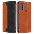 thumbnail image 2 of Phone Case for Motorola Moto G Pure FOXDOCK Premium Leather,Creative Dual-Color Cover with Card Slot,Shockproof, 2 of 7