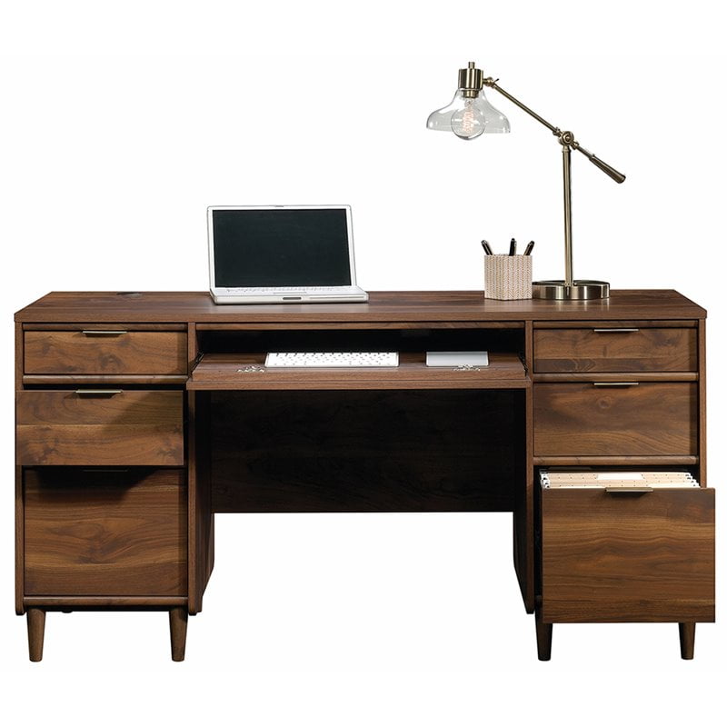 Sauder Clifford Place Computer Desk Grand Walnut Finish Com Sauder Clifford Place Computer Desk, Walnut Computer Desk