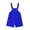 Blue, variant on Girls Boys Overalls Shorts Adjustable Strap Shortall Loose Casual Preppy Romper Summer Solid Pocket School 𝗨niform