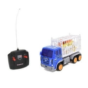 WonderPlay Big Builders! Remote Control 4-Ch Construction Vehicle With Lights - Blue