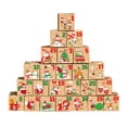 thumbnail image 1 of Luzkey 24 Days Advent Gift Box Christmas Advent Calendar Box Small Jesus Advent Calendar for Candy Biscuits Crafts Festive, 1 of 8