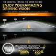 thumbnail image 2 of Labymos 2Pcs 7 inch Car Motorcycle LED Headlight with DRL/Turn Signal/Low Beam/High Beam 7'' Round, 2 of 8