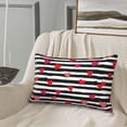thumbnail image 5 of Daiia Hearts And Lines1 Bedding Waterproof Pillow Protector Zippered Queen – Bed Bug Proof Pillow Encasement-20"x30", 5 of 6