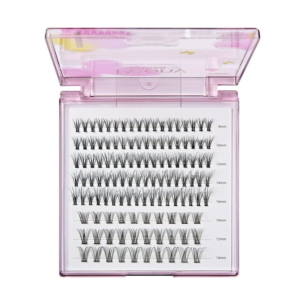 Kiss Peony False Eyelashes, Lash Extension Kit, 9mm-16mm, 120 Lash