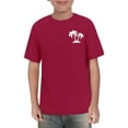 thumbnail image 2 of XXWXYD Boys Girls Athletic Crewneck T-Shirt, Moisture-Wicking Sport Tee for School Activities, Cotton Casual Graphic Top for Summer Outdoor Play 4-14 Years, 2 of 3