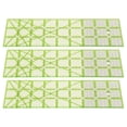thumbnail image 1 of Gabarits de Courtepointe, 3 Pcs Règle de Courtepointe 9 Po Règles de Couture Règle en Tissu Conçue pour la Précision, 1 of 14